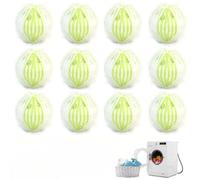 YUNYU Paquete de 12 atrapadores de pelo de mascotas reutilizables, bolas de pelusa para lavadora y secadora para eliminar pelos de mascotas