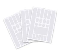 YUNYU Paquete de 3 pegatinas transparentes de carbono para protección de cuadro de bicicleta, película protectora antiarañazos para cuadros de bicicleta, evita daños por pintura y arañazos en montaña