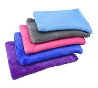 YUNYU Paquete de 5 guantes de baño de franela, guantes de microfibra ultrasuave para adultos y niños, guantes de baño y ducha reutilizables exfoliantes, alta absorción, respetuosos con la piel (5