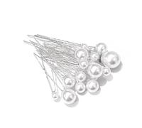 YunYunStrap 18-90 Piezas de Horquillas de Perlas para Bodas, Horquillas en Forma de U para Novias, Damas de Honor, Niñas, Mujeres, Accesorios para el Cabello