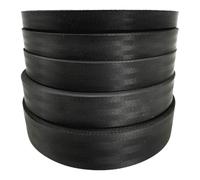 YunYunStrap Correa de Nylon 25 mm, Cinta de Negra Alta Resistencia 10 Yardas para Bolsos, Mochilas, Correas de Equipaje/Carga