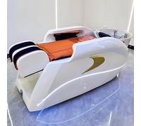 yunzhenzhen Equipo De SPA Head con Sistema De SPA para La Cabeza IluminacióN Led Inteligente Ducha En Cascada Doblada Masaje 4d Ajustable Y CirculacióN Agua para PeluqueríA Hogar