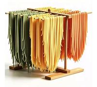 YUNZHISHIYE Secador De Pasta, Rejilla para Pasta, Secador Pasta Fresca,Rejilla para Secar Pasta Plegable con Varilla De Transferencia Y 12 Varillas,para Pasta Y Fideos,Pasta Fresca