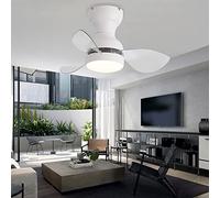 YUNZI Ventilador Techo con Luz Y Mando A Distancia Silencios Reversible Ventilador Techo Salon DC 6 Velocidades Moderno Lamparas Ventilador De Techo Dormitorio 56cm LED Regulable-G