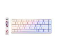 YUNZII x MADLIONS MAD68 HE 60% Teclado Gaming Magnético Cable 8KHz (Blanco)