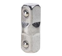 YUOIUX Adaptador de funda de enchufe hexagonal de 3/8 pulgadas, doble para cabezal exterior, cuadrado, barra de extensión de llave eléctrica