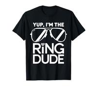 Yup I'm The Ring Dude - Funny Kids Ring Bearer Wedding Camiseta