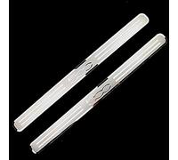 YUPACK 4 Piezas De Molduras De Umbral De Puerta Coche para Fi-at 500 500C Protector Decoración Estribos Inoxidable Bienvenidos Guardias Placa Pedal Accesorios,Silver