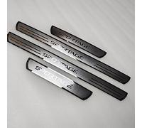 YUPACK 4 Piezas De Molduras De Umbral De Puerta Coche para KI-A SPORTAGE hev 2020-2022 Protector Decoración Estribos Inoxidable Bienvenidos Guardias Placa Pedal Accesorios,Silver