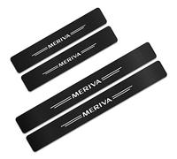 YUPACK 4 Piezas Tira de Protectores de Decoración para Estribos de Umbral de Puerta de Coche, para Op-el Astra Insignia Corsa OPC Vectra Mokka Adam, Pegatina de Fibra Carbono Antiarañazos, Meriva