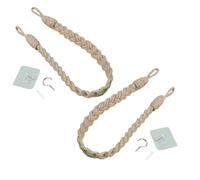 YUPEIUKLI Abrazaderas para Cortinas, Sujetadores de Cortinas con Gancho metálico para decoración de dormitorios y Casas de Campo.