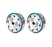 YUPEIUKLI Altavoces para Auriculares 10 mm con Doble cámara y Controlador de diafragma Multicapa pulverizado para Graves mejorados y Sonido de Alta fidelidad.