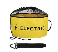 YUPEIUKLI Bolsa de Almacenamiento para Manguera de Agua campistas, de Tela Impermeable con código de Colores, con Bolsillo de Malla ventilada y asa de Transporte.