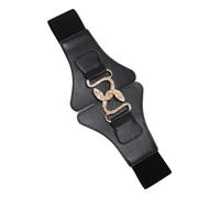 YUPEIUKLI Cinturón elástico años 2000 para Mujer con Hebillas de Gancho de Serpiente, cinturón Ancho para Uso Diario Formal