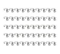 YUPEIUKLI Clip de canalón de Acero Resistente decoración de Luces navideñas al Aire Libre con diseños Resistentes a la Intemperie.