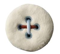 YUPEIUKLI Cojín Redondo de Suelo Botones en Color contrastante, Almohada otomana Peluda para Sentarse en la Sala de Estar con ventanal.