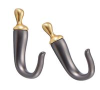 YUPEIUKLI Gancho de Pared Forma de Pimiento para Colgar Llaves, Chaquetas y Sombreros, Decorativo, de aleación de Zinc, de fácil instalación.