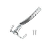 YUPEIUKLI Gancho de Pared para Abrigos, Gancho de Metal de Doble Punta, Gancho de Pared de aleación de Zinc, Colgador de Toallas para Abrigos, Sombreros, Ropa, Duradero