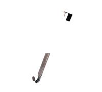 YUPEIUKLI Gancho de Puerta Ajustable Decoraciones navideñas, de Acero Inoxidable, Resistente, de Gran Capacidad, Que no daña la Corona.