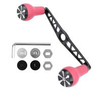 YUPEIUKLI Mango de Carrete de Pesca Mango eléctrico Baitcasting Perilla de Metal Accesorios de Agarre de Jigging Juego de Piezas de Repuesto para Carrete de Pesca