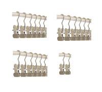 YUPEIUKLI Pinza de Ropa de Metal Resistente Gancho Giratorio de 360 Grados y Almohadillas de Goma Antideslizantes para Colgar la Ropa de Forma Segura.