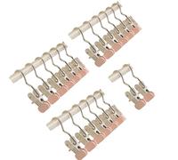 YUPEIUKLI Pinza de Ropa de Metal Resistente Gancho Giratorio de 360 Grados y Almohadillas de Goma Antideslizantes para Colgar la Ropa de Forma Segura.