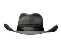 YUPEIUKLI Sombrero Fedora para Mujer con cinturón de PU Sombrero Panamá Gorros de Magos Sombrero de Fieltro de Lana Disfraz de Juego de Roles Sombrero de Vestir para Adultos