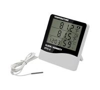 YUPEIUKLI Termómetros Interiores y Exteriores con Temperatura para el hogar, la Oficina, acuarios y recintos de Reptiles, Pantalla Transparente A