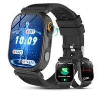 YUPENG ECG Reloj Inteligente Hombre con HRV/Presión Arterial/Ácido Úrico/Lípidos,1.88'' Smartwatch con Temperatura Corporal,SpO2, Sueño Salud Watch Pulsometro, BMI/Fatiga/Emociones