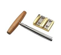 yupeuooe Escariador Manual - Herramientas de Ajuste para Agujeros de Clavijas en Violines de Tamaños 3/4-4/4,Conicidad 1 26 Para Reparación de Instrumentos Musicales