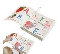 yupeuooe Libros Mordedor Para Bebés - Libro Sensorial Educativo Blandito - Actividad Educativa Colorida Con Estimulación Visual Para Casa Y Viajes En Coche