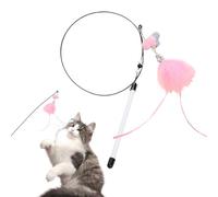 yupeuooe Para Gatos | 80 cm Juguete Interactivo Realista - Estimulante Colorida,para Ejercicio Hogar Enriquecimiento Diario Vinculación Juego Interior Tiempo de Juego Relajación Rutina