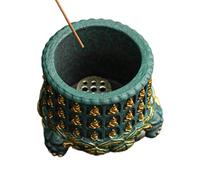 yupeuooe Portaincienso para Varillas | Recoge Cenizas con Buda Pequeño | Soporte De Incienso En Y Cuenco De Sahumerio,para Meditación Yoga Relajación Dormitorio Sala de Estar Oficina Escritorio