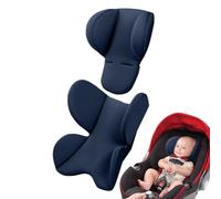 yupeuooe Soporte para la cabeza del asiento de coche para recién nacidos, inserto para asiento de coche para bebés | Soporte para cabeza y cuerpo de asiento de coche - Almohadilla de inserción para