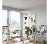YUPIN Lámpara Colgante Blanca De Nórdico En Acrílico Lámpara Colgante De Diseño Creativo para Oficina Lámpara De Araña Decor Moderna E27 para Pasillo para Habitaciones Infantiles Salones Comedores(B)