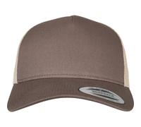 Yupoong 5-Panel Retro Camionero 2-Tone Gorra Malla Uni Ajustable Flexfit