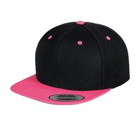 Yupoong - Gorra plana Clásica Modelo Snapback 2 tonalidades para hombre