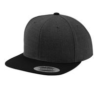 Yupoong - Gorra plana Clásica Modelo Snapback 2 tonalidades para hombre (Paquet