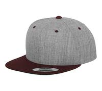 Yupoong - Gorra plana Clásica Modelo Snapback 2 tonalidades para hombre (Paquet