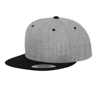 Yupoong - Gorra plana Clásica Modelo Snapback 2 tonalidades para hombre (Paquet