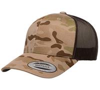 Yupoong Yp Classics Multicam Retro Trucker Gorra - - Talla única