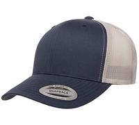 Yupoong - Gorra Retro Yp Classics Multicam Estilo Trucker, Azul Marino/Plateado, Talla única