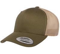 Yupoong - Gorra Retro Yp Classics Multicam Estilo Trucker, Musgo/Caqui, Talla única