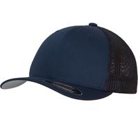 YUPOONG Inc. Gorra Flexfit Mesh Trucker Cap en azul marino L/XL