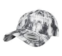 Yupoong Low Profile Tie Dye Cap Batik Óptica Visera Curvada Dad Gorra Cuero Tira