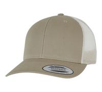 Yupoong Retro Camionero 2-Tone Lona Malla Gorra Bajo Béisbol Heather Mezcla