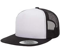 Yupoong Yp Classics Classic Trucker Cap-White Front Gorro/Sombrero, Negro/Blanco/Negro, Taille Unique para Hombre