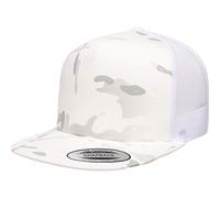 Yupoong YP Classics Multicam Trucker Cap, Alpine/White, OS