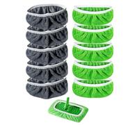 YUPZAR 10 Piezas paños de suelo para mopa Swiffer Sweeper de terciopelo de coral, paños de suelo secos/húmedos, reutilizables e ideales para mopas Swiffer Wet & Dry Starter