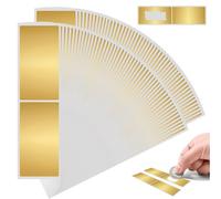 YUPZAR 100 Piezas Pegatinas Para Rascar Doradas 2,5 cm Pegatinas Rasca y Gana,Tarjetas Para Rascar, Bodas, Sorpresas